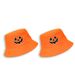 Nuovi arrivi zucca colore Grie ricamo cappelli secchio donne uomini Halloween festa Bob Hip Hop cappello da pescatore semplice arancione bianco Panama_voghion.com
