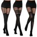 dance sexy hollow pantyhose hollow suspenders dense fishnet stockings nightclub royal sister black silk sexy fishnet stockings_voghion.com