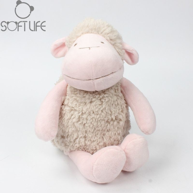 Stuffed Animals Soft Life Plush Toy Wedding Doll Pink Lamb Comfort Doll Children's Birthday Gift Doll_voghion.com