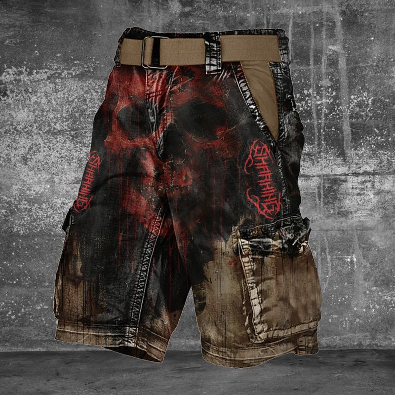 Abbigliamento estivo da uomo, pantaloncini personalizzati stampati in 3D, larghi, casual, stile street, da lavoro._voghion.com
