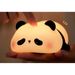 Dessin animé Panda Rechargeable et enfichable Double usage Guérison Soulagement du stress Aide au sommeil nocturne Protection douce des yeux Lumière blanche_voghion.com