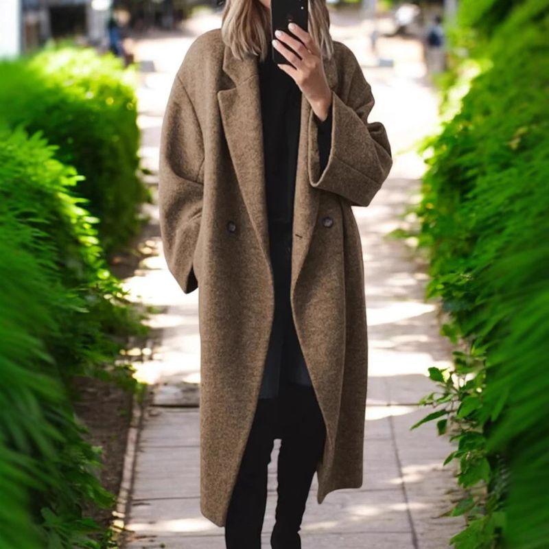 2024 Winter  Women's Color Multi Size Woolen Long Windcoat Coat_voghion.com