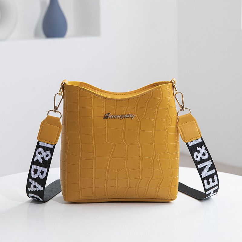 Fashion Women Shoulder Bag Mini Crossbody Bucket Handbag 2023 New Trend Female Messenger Bags for Women Ladies Crocodile_voghion.com