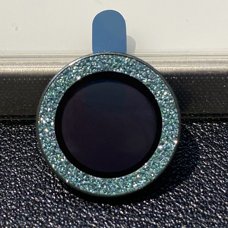 Glitter Diamond Camera Lens Protector Voor iPhone 14 13 12 11 Pro Max Mini Camera Metalen Ring Glas Voor iPhone 14 Beschermende Cap_voghion.com