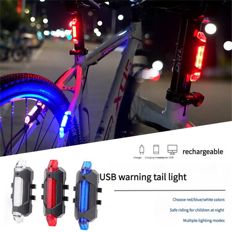 Bicicleta de corrida noturna, bicicleta de estrada, jovens, crianças, recarregável, luz traseira de advertência_voghion.com