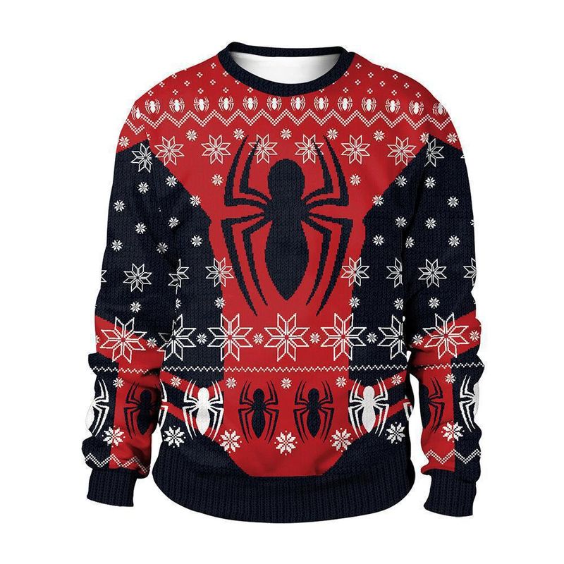 Roupas masculinas Natal novo animal impressão 3D Natal pulôver gola redonda casal moletom_voghion.com