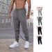 Premium Products Premium Products 2024 Men's Fitness Sports Leg Tights Breathable Loose Casual With Mid Drawstring And Elastic Waist Pants_voghion.com