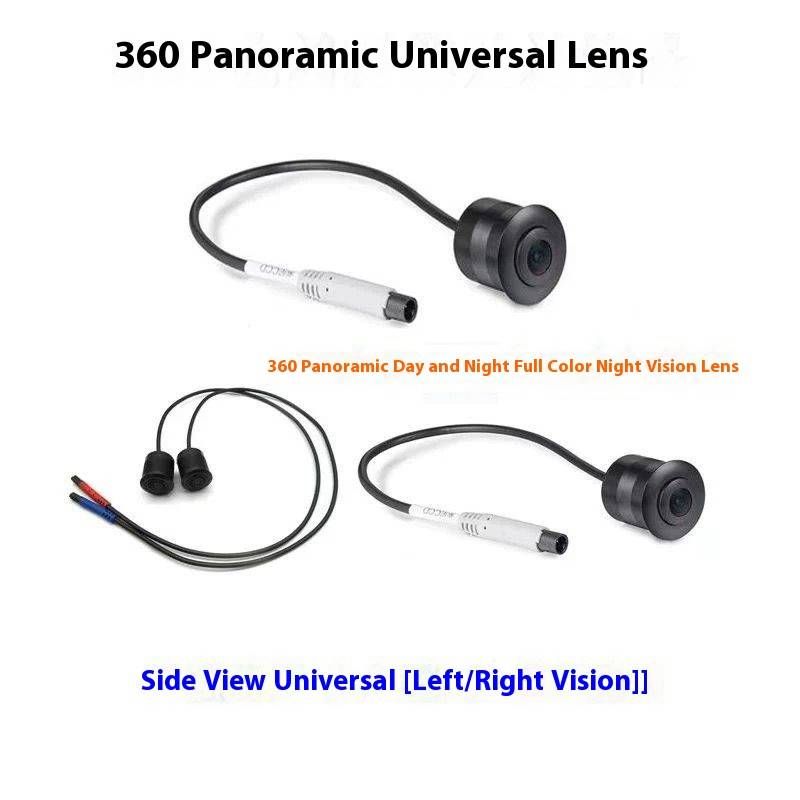 Tesla's full range of dedicated car mounted 360 degree panoramic front, rear, left, and right cameras, reverse image, wide-angle, 4-hole waterproof_voghion.com