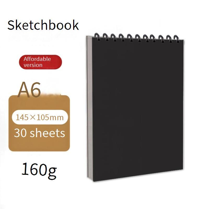 Premium Sketchbook For Artists - A4 Thick Paper Drawing Pad, 30 Sheets Blank Sketch Book For Pencil, Charcoal, Colored Pencils & More​_voghion.com