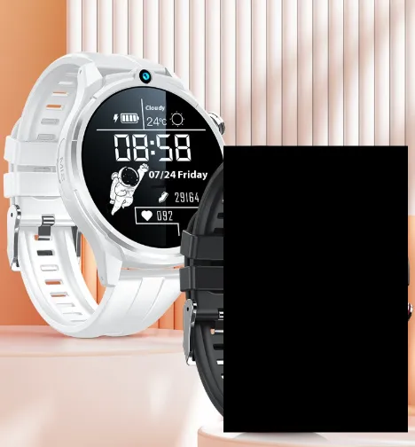4G Smart SOS Emergency Watch With Fall Detection, Waterproof, Remote Monitoring & Health Tracking For Seniors_voghion.com