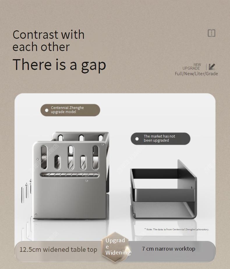 Space-Saving Wall-Mounted Spice Rack With Strong Suction Cups, Multi-Layer Kitchen Organizer For Salt, Oil, Soy Sauce Bottles_voghion.com