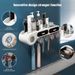 Portaspazzolino da bagno 5 in 1, portaspazzolino, dispenser automatico di dentifricio, accessori per il bagno_voghion.com