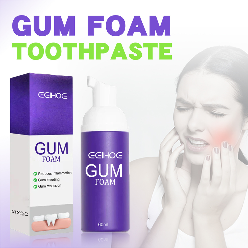 Gum foam beautiful Mousse Care Gum Deep Dirt Clean Teeth Protect Teeth Clean Teeth Mousse Toothpaste_voghion.com