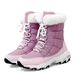 Novas botas femininas quentes de inverno para neve 2022, plus size, acolchoadas, de algodão nordeste, transfronteiriças, sapatos femininos de tamanho grande_voghion.com