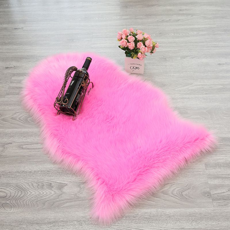peluş halı yatak odası oturma odası beyaz yün battaniye pencere vitrini yün halı cumbalı pencere paspası_voghion.com