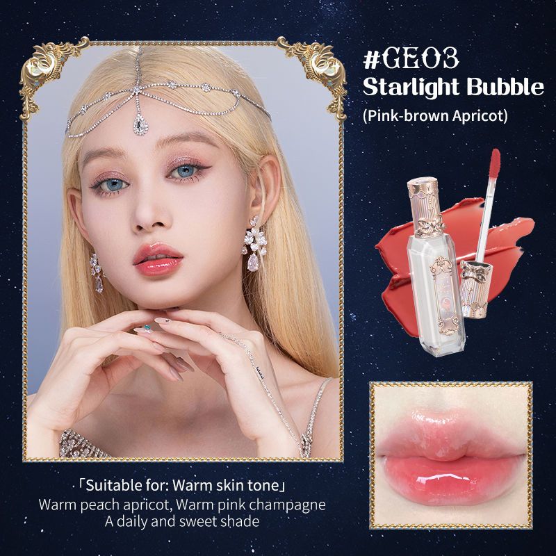 FlowerKnows Moonlight Mermaid Series Jewelry Lip Gloss 9 Colors 3.5ml_voghion.com