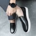 Herren Casual Fashion Loafers Mokassins Slip On Man Flats Bequeme Herrenschuhe aus echtem Leder Chaussure Homme Cuir_voghion.com