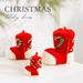 Christmas Stocking Ornaments Set – Knitted Polyester Mini Boot Decorations For Tree, Gifts & Holiday Displays (24pcs, Multi-Size & Color Options)_voghion.com