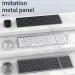 Mouse Bluetooth 5.0 2.4G Combo Rechargeable Full Size Wireless Keyboard For Notebook Laptop Tablet IPad PC_voghion.com