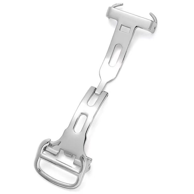 Akcesoria do zegarków Niebieski balonowy zbiornik Stal nierdzewna Jednostronna składana klamra do paska_voghion.com