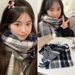 Nuova sciarpa scozzese in cashmere per coppie calde, versatile ragazza coreana JK, studentessa invernale_voghion.com
