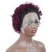 Pixie-Kurzbob-Perücken, 100 % Echthaar für Frauen, 1B 99j, weinfarben, kurzer Bob, lockige Perücke_voghion.com