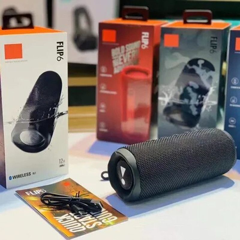 New JBI Flip6 Bluetooth Speaker Multifunctional Outdoor Portable Subwoofer Wireless Home Mesh Double Speakers TWS Audio Caixa De Som_voghion.com