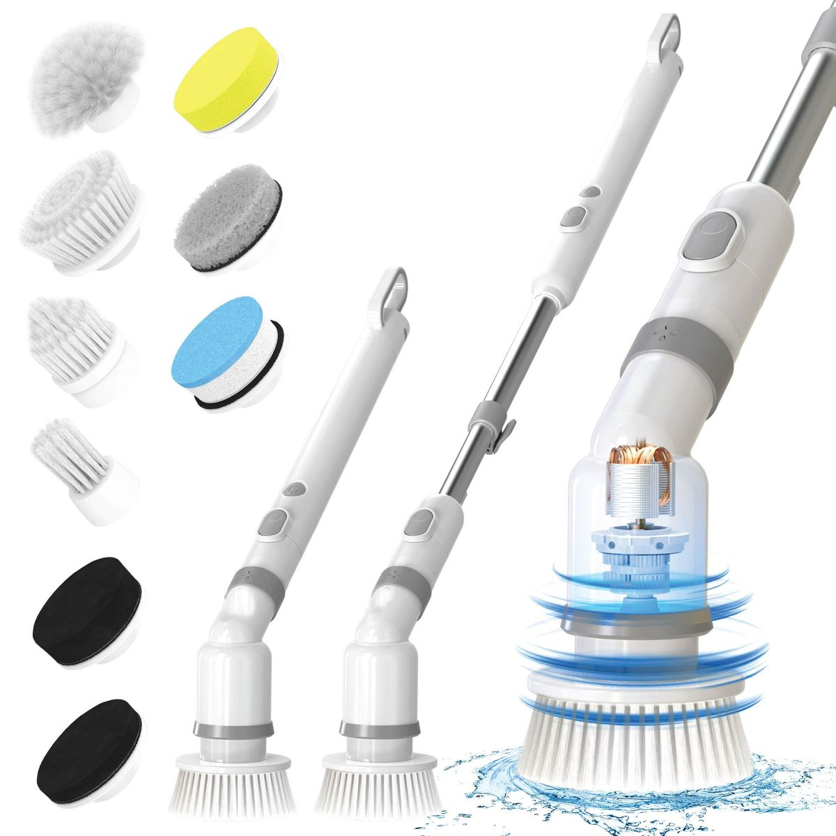 ELECTRIC ROTARY BRUSH CORDLESS MOP FOR CLEANING AND WASHING 9-in-1_voghion.com