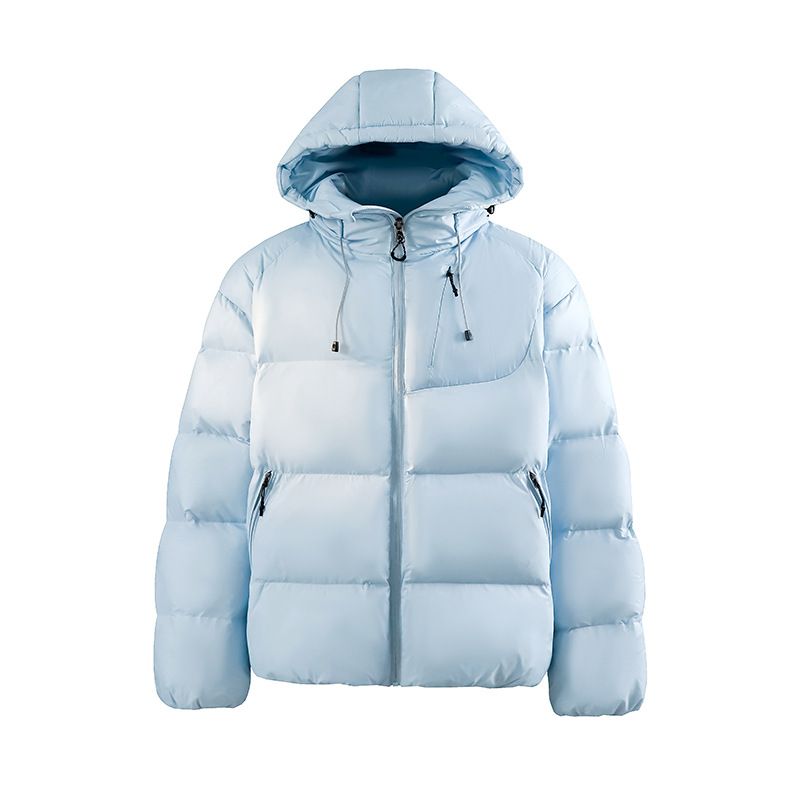 Unisex Winter Trekking Jacket – Hooded Polyester Puffer Coat With Multi-Pockets, Water-Resistant & Lightweight For Hiking/City Wear_voghion.com