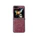 Samsung zflip6 mobile phone case for galaxy zflip4/5 leopard print magnetic suction tpu soft edge sticker leather case_voghion.com