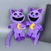 Creepy-Cute Purple Cat Plush Toy – Bulk Order Horror-Themed Stuffed Animal With Ultra-Soft Fabric & PP Cotton Filling_voghion.com