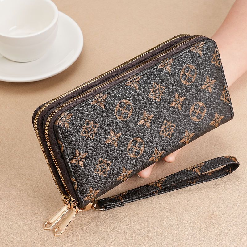 2024 New Long Women's Fashion Double Layer Zipper Large Capacity Wallet For Women_voghion.com