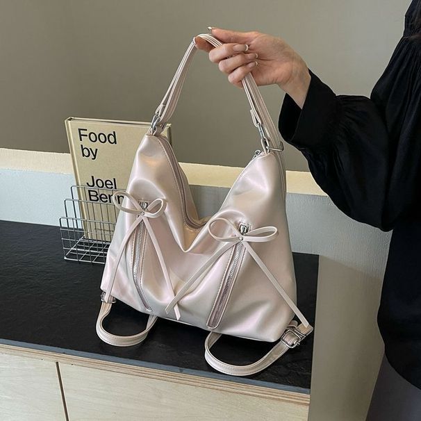 Suvine uus Korea vibuga käekott moodne vabaaja suure mahutavusega õlakott mitmekülgne igapäevane seljakott_voghion.com