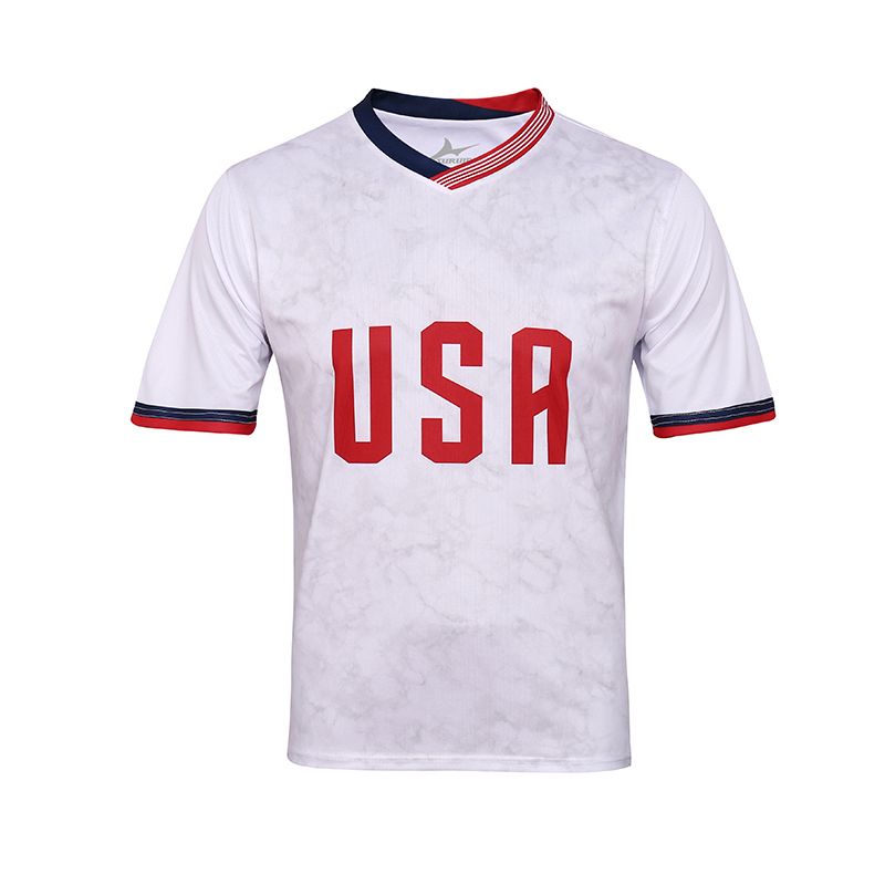 Camisa de futebol dos EUA com novo estilo da Copa América 2025, uniforme de secagem rápida, agasalho de futebol, roupa de futebol_voghion.com