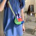 Yuxia | 2025 New Dopamine Color Series Contrast Design Dumpling Single Shoulder Crossbody Handheld Cute Small Bag_voghion.com