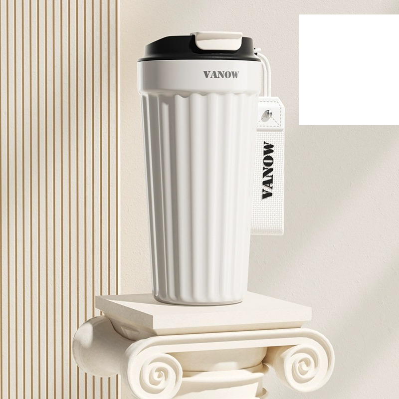 Britiske Vanow termokande kop keramisk foring kaffekop kvindelige høj-udseende halm vand kop 2024 ny stil_voghion.com
