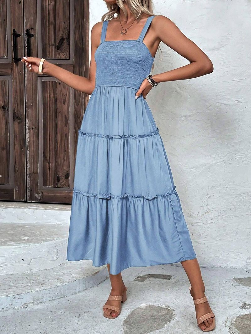  Dark gray black green light blue purple single dress_voghion.com