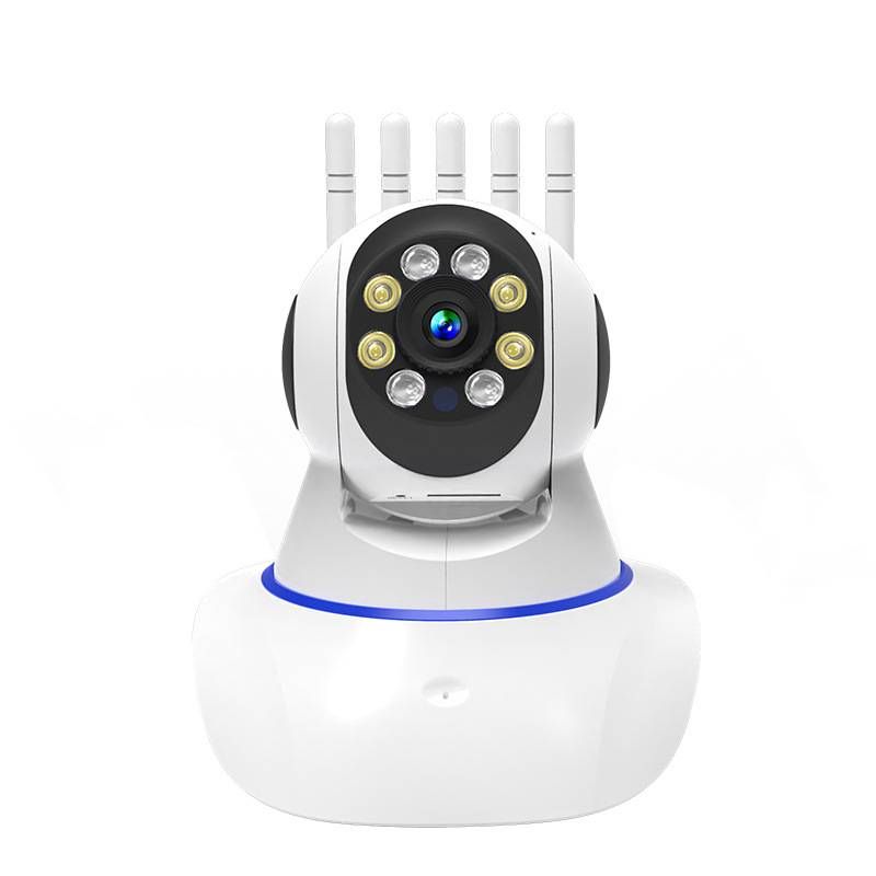 Caméra de sécurité Wi-Fi d'intérieur - Vision nocturne HD, visualisation à distance via téléphone, surveillance à domicile_voghion.com