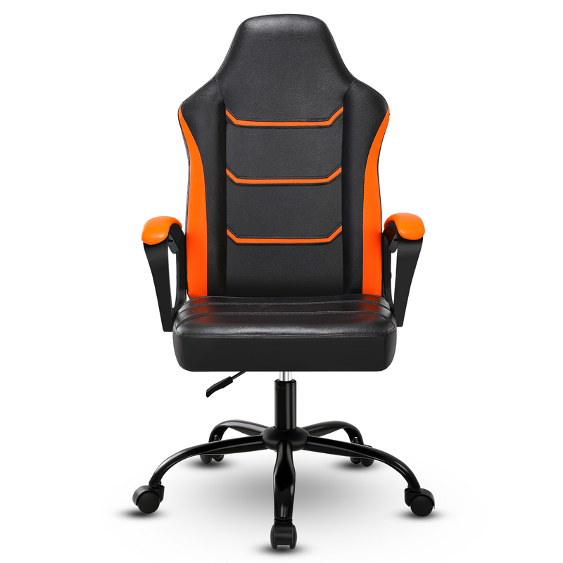 Gaming-Stühle mit Fußstütze, ergonomischer Gaming-Computerstuhl für Erwachsene, Bürostuhl aus PU-Leder, höhenverstellbare Stühle mit Rädern, 360 ° drehbar_voghion.com