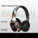 Wireless Bluetooth 5.3 Over-Ear Headphones With TF Card Slot, Adjustable Headband & Graffiti Design - 8H Playtime For Music/Calls_voghion.com