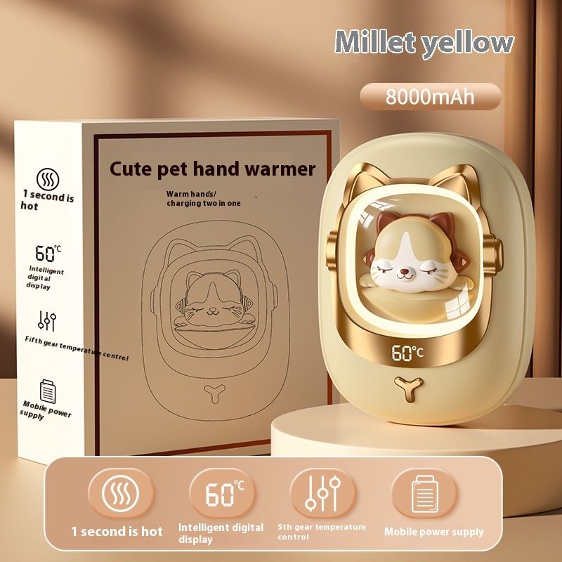 Bolso de mano portátil y cálido 2 en 1 con calefacción automática para mujer, minibolso de mano para estudiantes de invierno_voghion.com