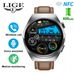 Men's Business Bracelet Waterproof Heart Rate Blood Pressure Monitoring Information Push Bluetooth Call Smart Watch_voghion.com