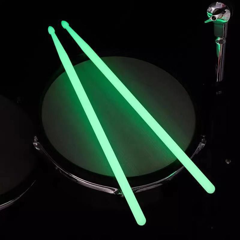 5a fluoreszierender Drumstick Leuchttrommelstick Drumkit Leuchttrommelstick Jazz Stage Performance Nylon Leuchttrommelstick_voghion.com