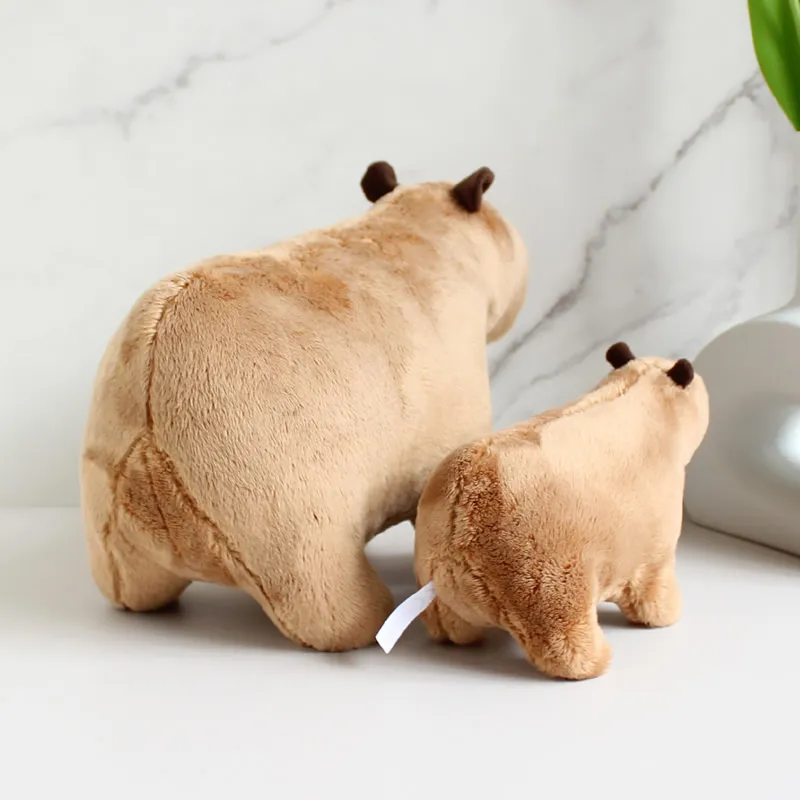 18/30cm Capybara Rongeur Peluche Animal de Bande Dessinée Hydrochoerus Hydrochaeris Peluche Poupée Peluche Cadeau de Noël Jouets Pour Enfants_voghion.com