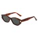 2025 Autumn And Winter New Cocoa Mirror Cat Eye Polarized High-end Amber Red Brown Tortoiseshell Acetate Women's Sunglasses_voghion.com