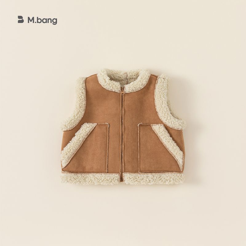Children's Coat Thickened Girls Suede Top Autumn And Winter Vintage Children's Wear_voghion.com
