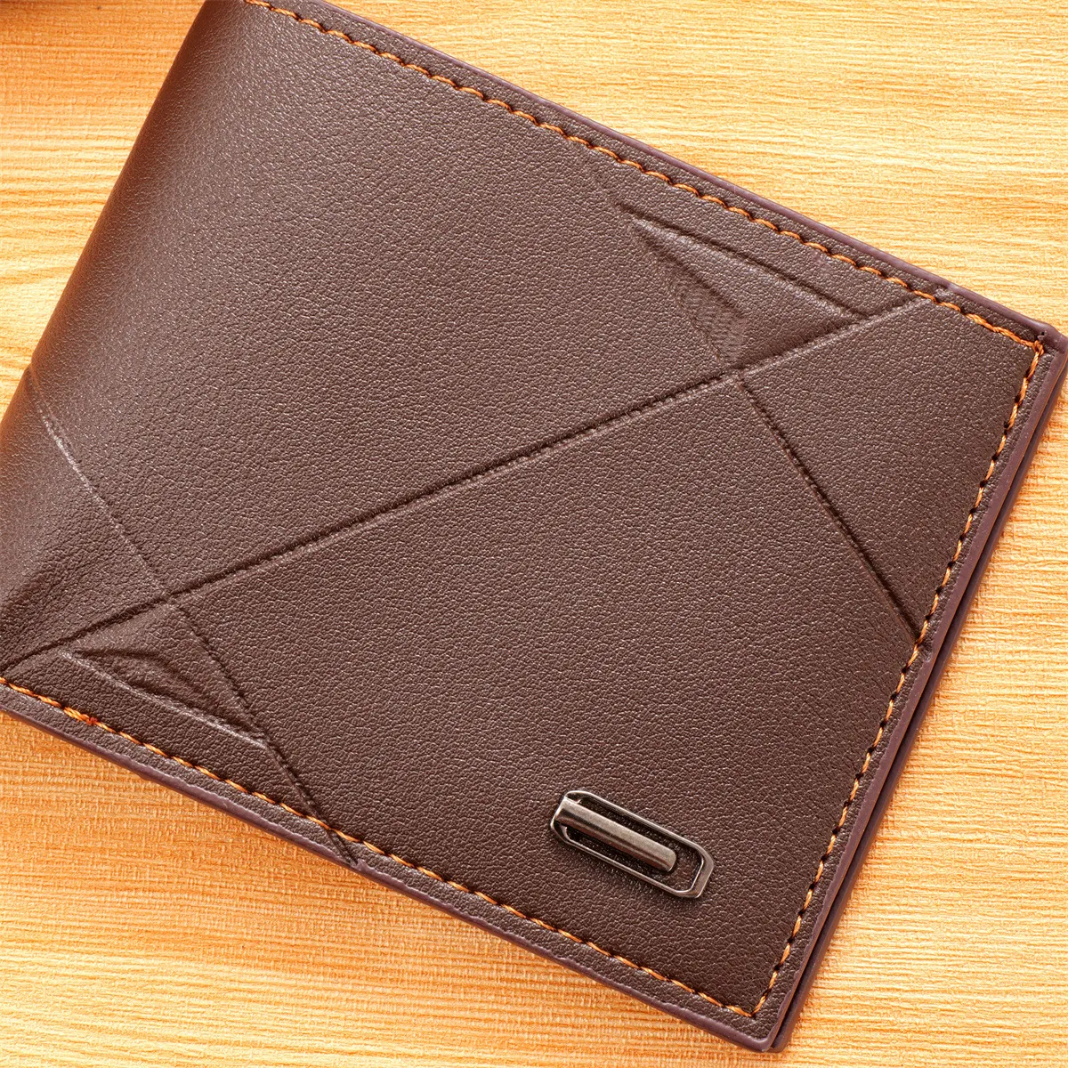 Wallet Men's Short Ultra-thin Multi Card Position Lightweight Casual Fashion Card Bag Waterproof Fabrics_voghion.com
