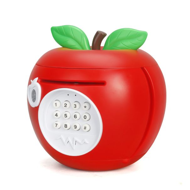 Salvadanaio per bambini con impronta digitale - Mini cassaforte sicura con blocco password, moderno salvadanaio in ABS per casa e ufficio_voghion.com