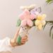 Stuffed Plush Animals Doll Holding Flower Doll Fun Plush Toy Cute Bouquet Doll_voghion.com