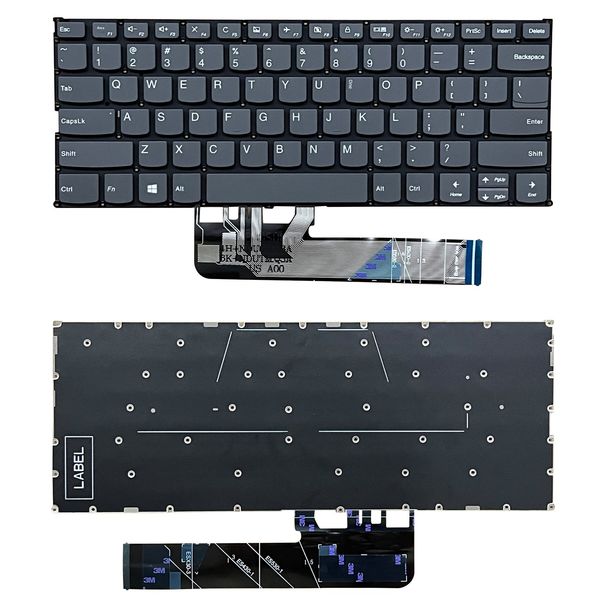 Gjelder for Lenovo Yoga C740-14 C740-14IML Notebook Keyboard med C Shell Host Øvre deksel Touch Pad_voghion.com
